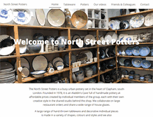 Tablet Screenshot of northstreetpotters.com